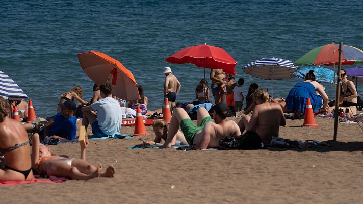 Telediario 1 - Llega a España la primera ola de calor del verano con temperaturas de hasta 41ºC