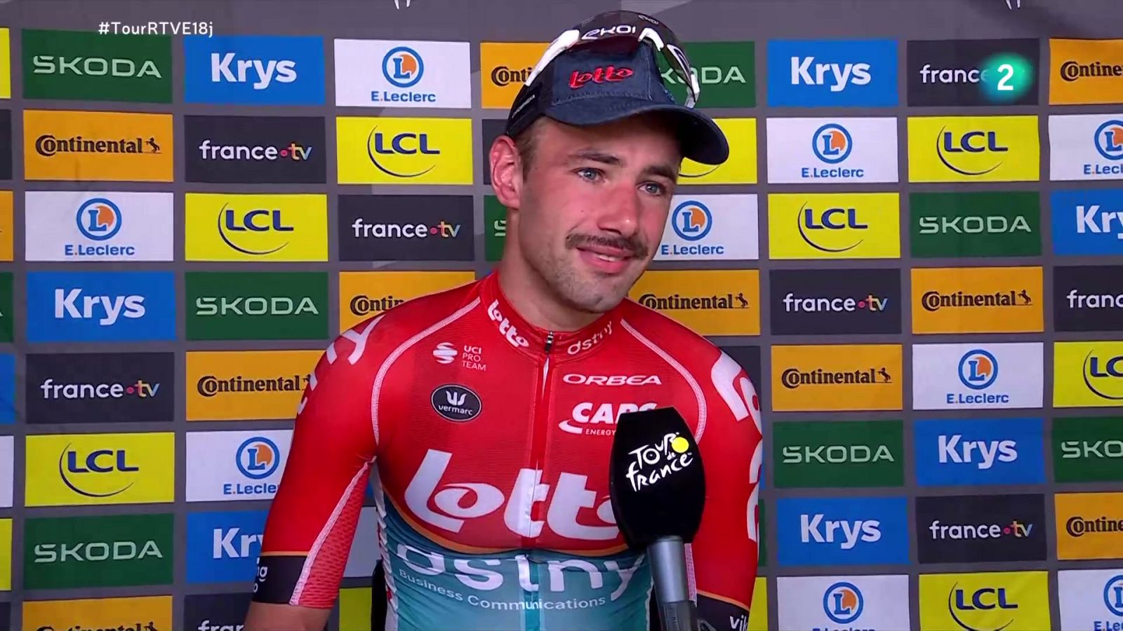 Campenaerts: dedicatoria y reivindicación entre lágrimas - Tour de Francia | Ver