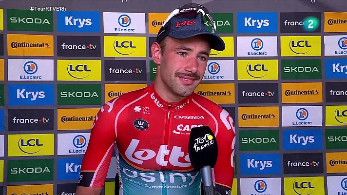 Tour de Francia - Campenaerts: dedicatoria y reivindicación entre lágrimas