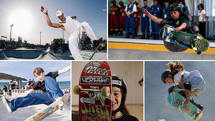 Telediario 2 - El skate español quiere 'planchar' todos sus trucos y dejar mucha magia en París en forma de medallas