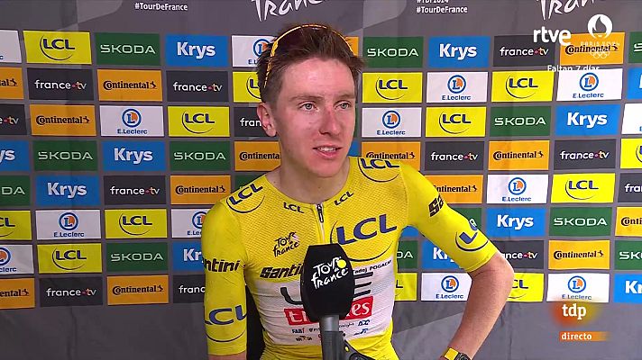 Tour de Francia - Tour 2024 | Tadej Pogacar: "La etapa ha salido como planeamos"