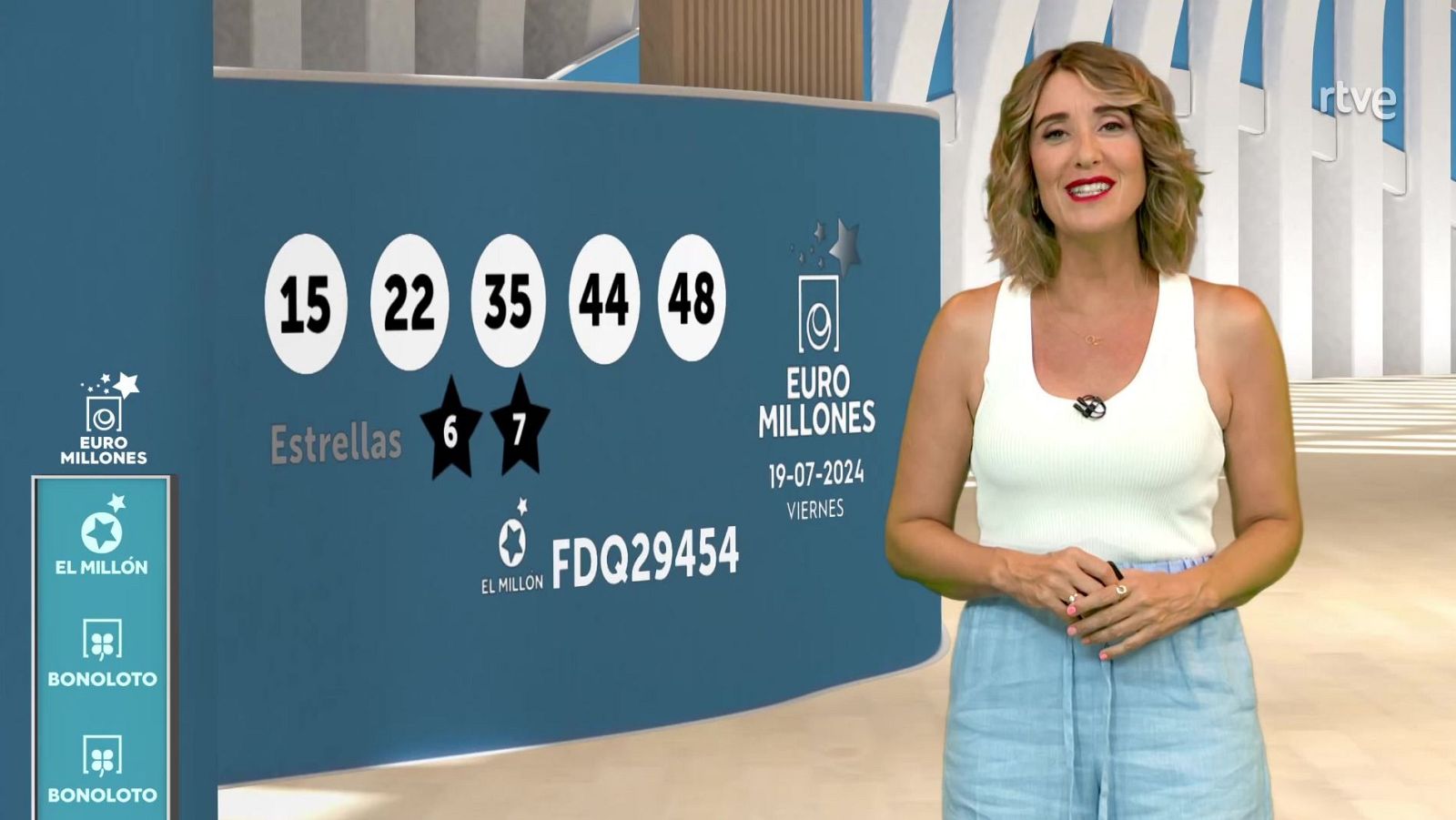 Sorteo de la Bonoloto y Euromillones del 19/07/2024 - ver ahora