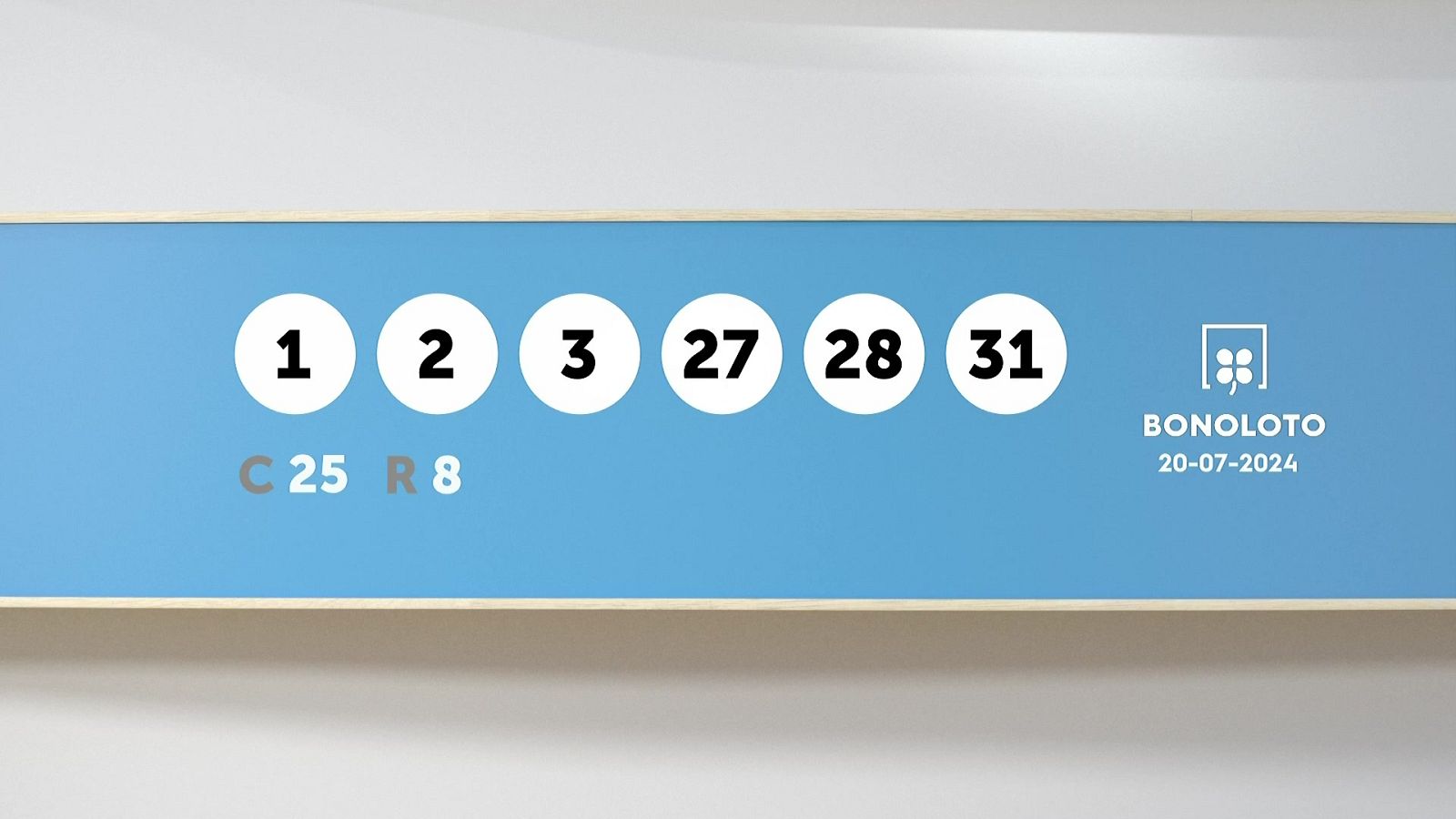 Sorteo de la Lotería Bonoloto del 20/07/2024 - Ver ahora