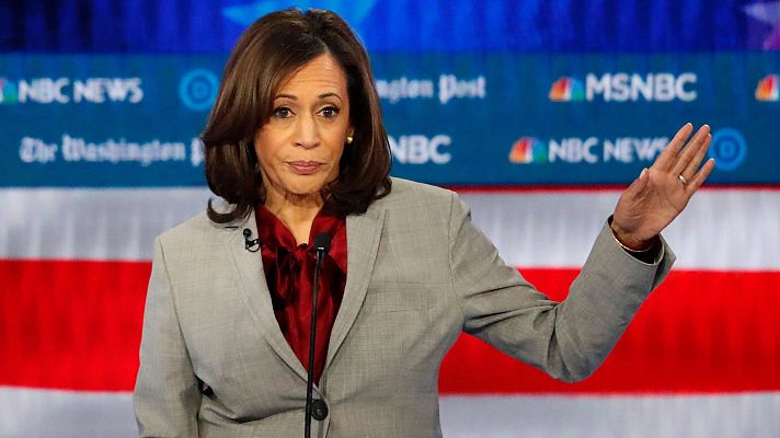 Telediario 1 - Los republicanos atacan a Kamala Harris antes de convertirse en la candidata oficial de los demócratas