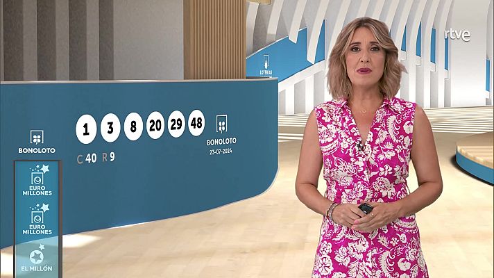 Loterías - Sorteo de la Bonoloto y Euromillones del 23/07/24