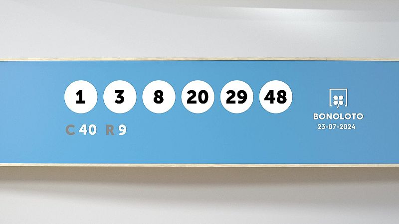 Sorteo de la Lotería Bonoloto y Euromillones del 23/07/2024 - Ver ahora