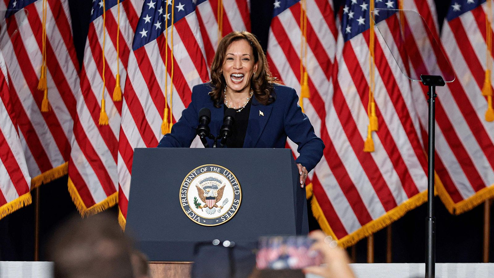 Kamala Harris sobre Trump en su primer mitin de campaña: "Sé bien cómo son los de su calaña" | Ver