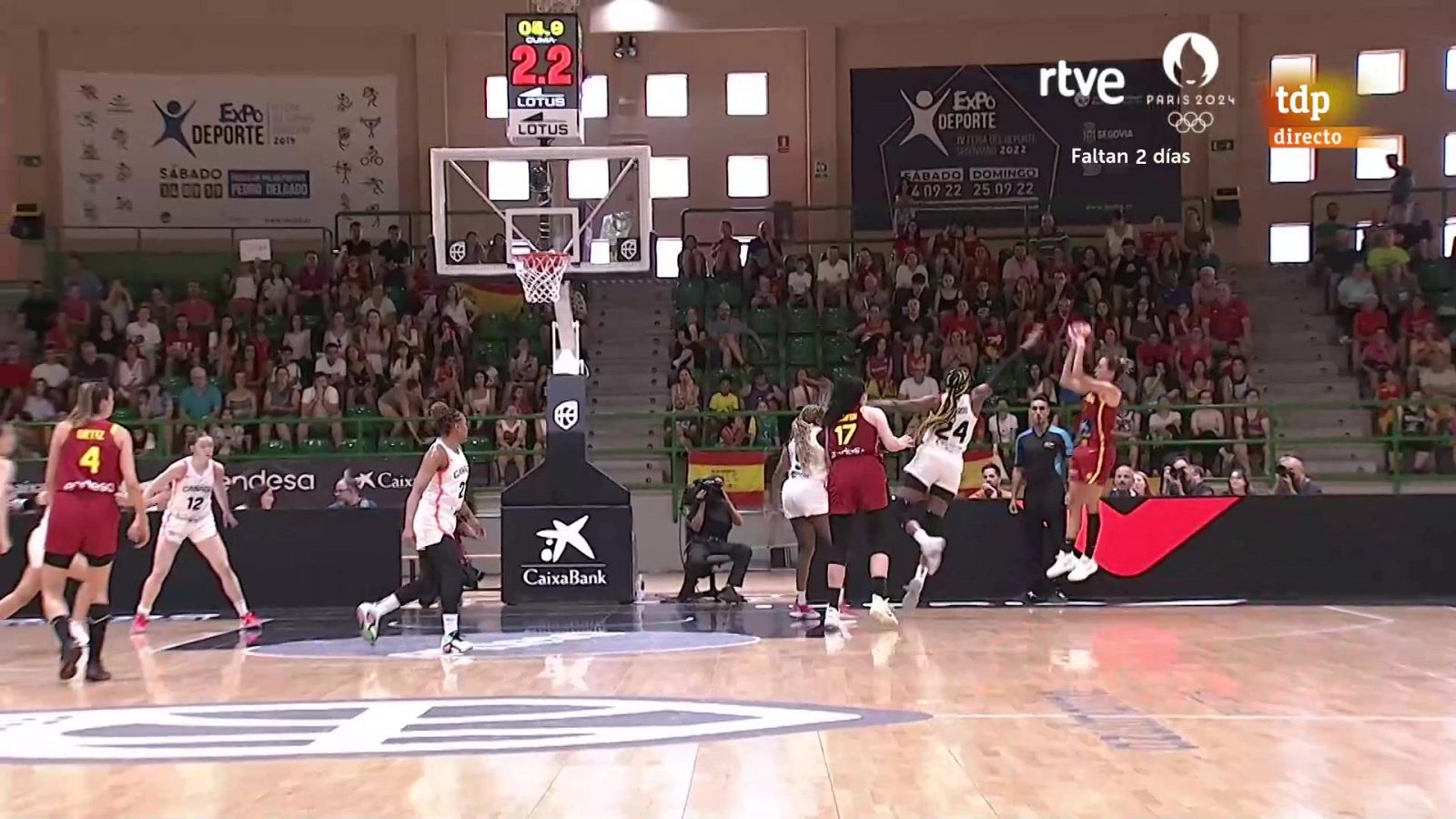 Baloncesto - Amistoso Selección Femenina Preparación JJ.OO.: España - Canadá - ver ahora