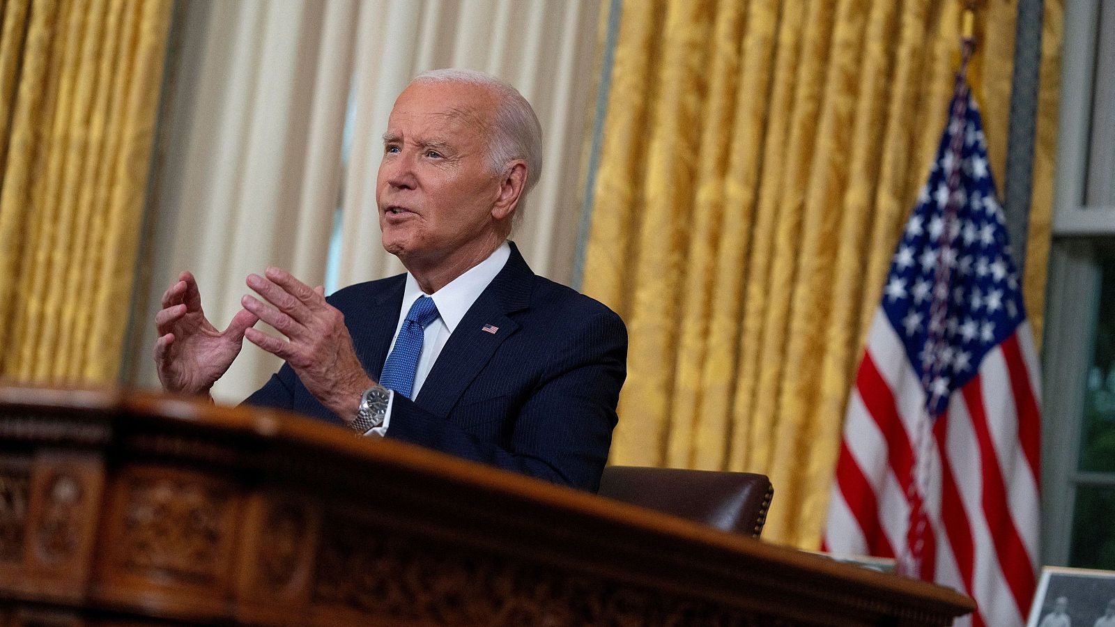 Biden justifica su renuncia "en defensa de la democracia" | Ver