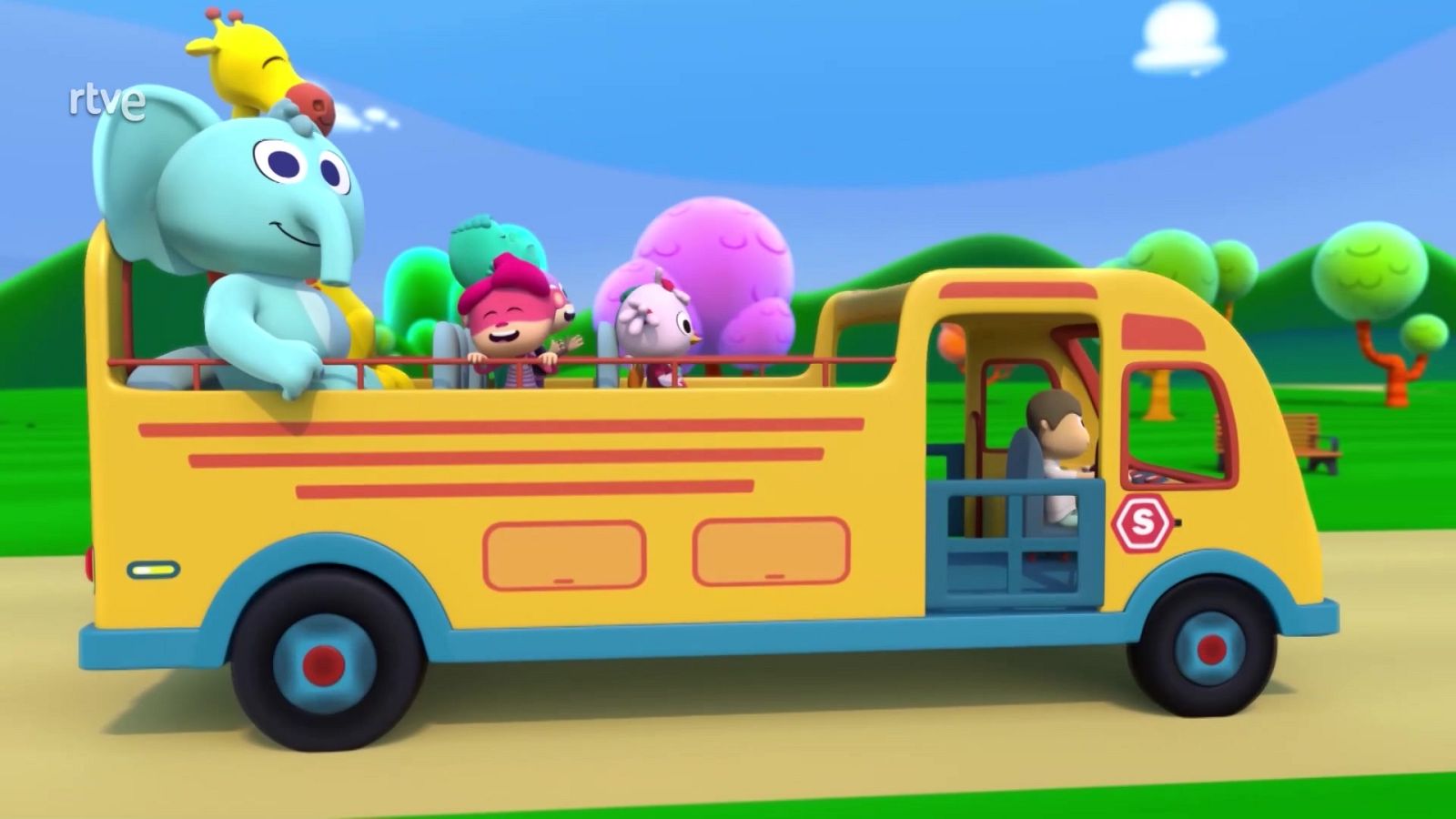 Canciones del zoo - Las ruedas del autobús - El Reino Infantil | Ver