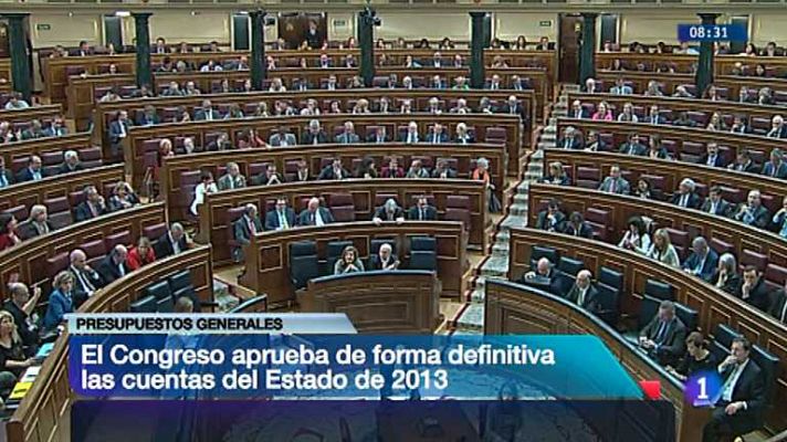 Telediario 1 - Telediario - 8.30 horas - 20/12/12