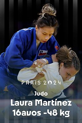 Judo JJOO París 2024 - -48 kg femenino. L. Martínez (ESP) vs MP. Vargas (CHI)