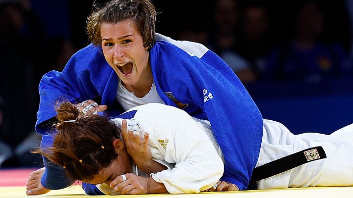 Judo JJOO París 2024 - Cuartos -48 kg F. L. Martínez (ESP) vs A. Abuzhakynova (KAZ)