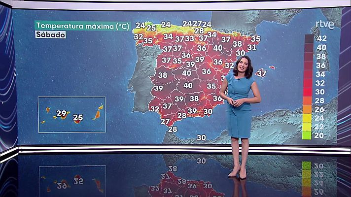 El tiempo - Probabilidad de tormentas localmente fuertes en el norte del sistema Ibérico