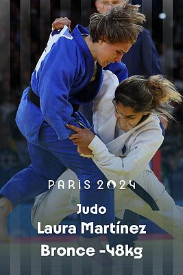 Judo JJOO París 2024 - Judo: Final Bronce -48 kg (F). S. Boukli (FRA) vs. L. Martínez (ESP)