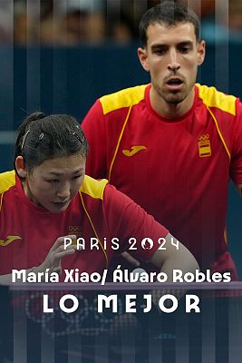  - María Xiao y Álvaro Robles se convierten en la primera pareja española en tenis de mesa mixto
