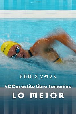 Natación JJOO París 2024 - Resumen Natación 400 libre (F) | JJOO París 2024