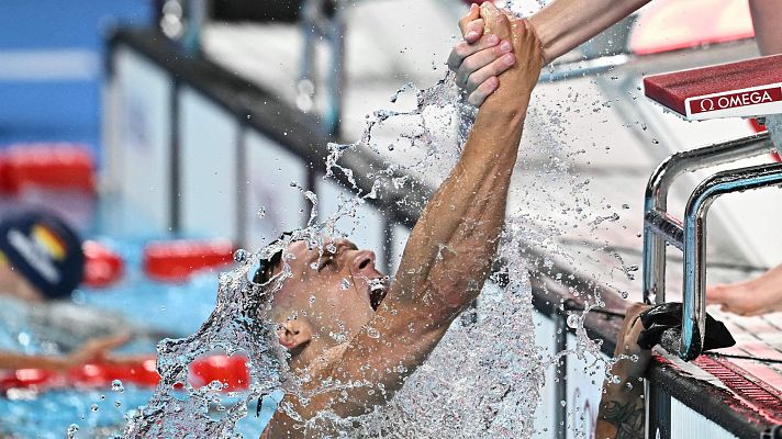 Natación JJOO París 2024 - Natación París 2024: resumen de la final del 4x100 masculino