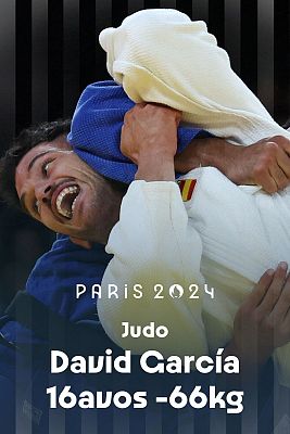 Judo JJOO París 2024 - -60 kg (M): D. García (ESP) vs. G. Kyrgyzbayev (KAZ)