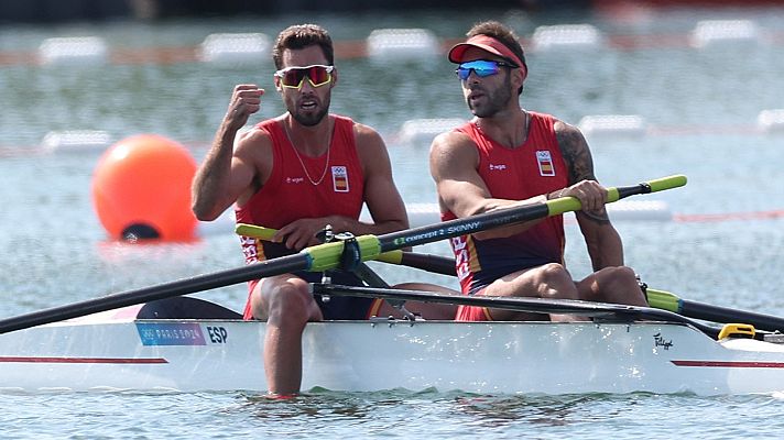 Remo JJOO París 2024 - Dos sin timonel (M). Jaime Canalejo y Javier García
