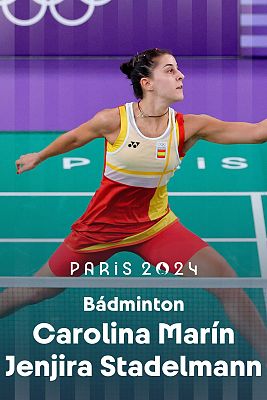 Bádminton JJOO París 2024 - Individual (F): C. Marín (ESP) vs. J. Stadelmann (SUI)