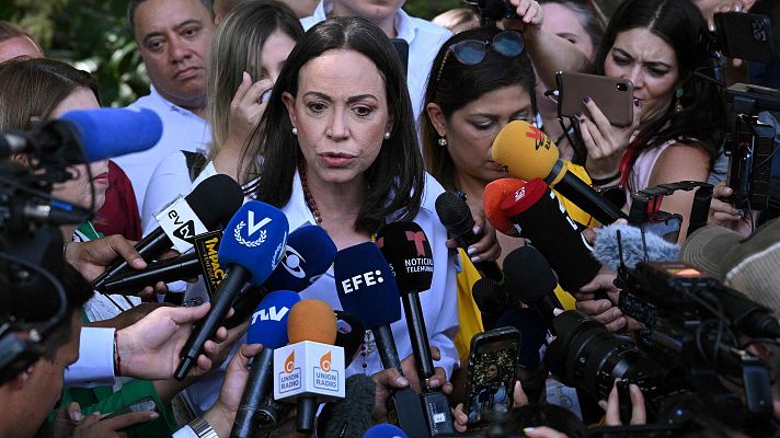 Fin de semana 24h - María Corina Machado: "Queremos pedirle a todos los venezolanos que se queden en su centro de votación"
