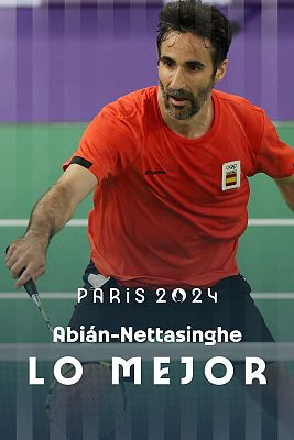 Bádminton JJOO París 2024 - Pablo Abián debuta con victoria y muy buenas sensaciones ante Nettasingh