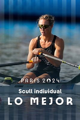 Remo JJOO París 2024 - Remo, scull individual (F), 2.000 metros: remontada a semifinales de Virginia Díaz