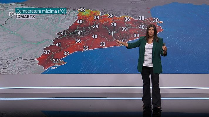 El temps - Segon dia de l'onada de calor