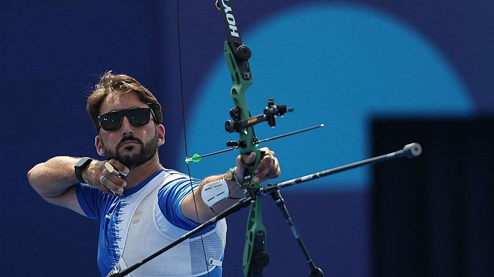 Tiro con arco JJOO París 2024 - Individual (M): P. Acha (ESP) vs. ZS. Lin (TPE)