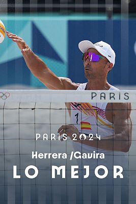 Vóley playa JJOO París 2024 - Herrera/Gavira – Krou/Gauthier-Rat (M) Vóley playa: la experimentada pareja española saca una valiosa victoria