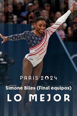 Gimnasia artística JJOO París 2024 - El ejercicio de suelo de Simone Biles lleva a Estados Unidos al oro de Gimnasia Artística (equipos)