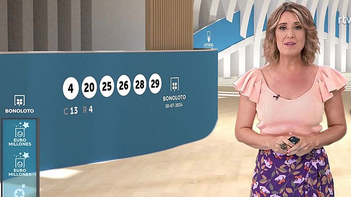 Loterías - Sorteo de la Bonoloto y Primitiva del 30/07/2024