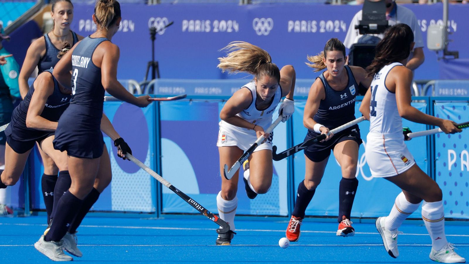 París 2024 - Hockey hierba: Fase de grupos. Grupo B: Argentina - España (F) - Ver ahora