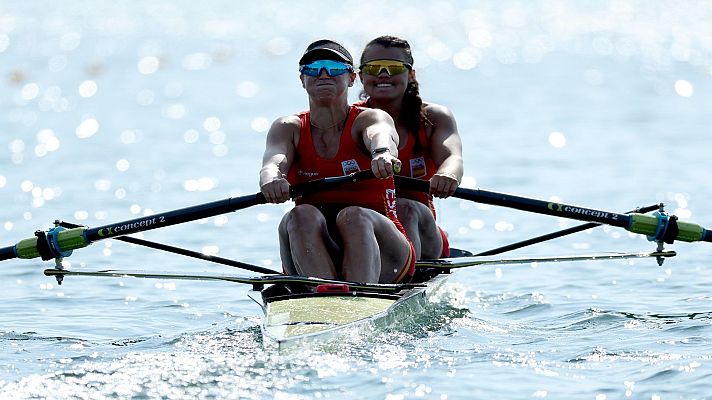 Remo JJOO París 2024 - Semifinal. Dos sin timonel (F)