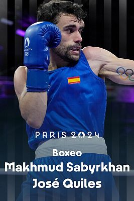 Boxeo JJOO París 2024 - Octavos. 57kg (M):M. Sabyrkhan (KAZ) vs. J. Quiles (ESP)
