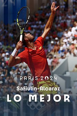 Tenis JJOO París 2024 - Alcaraz - Safiullin (M) tenis: Alcaraz acelera hacia los cuartos de final en París 2024