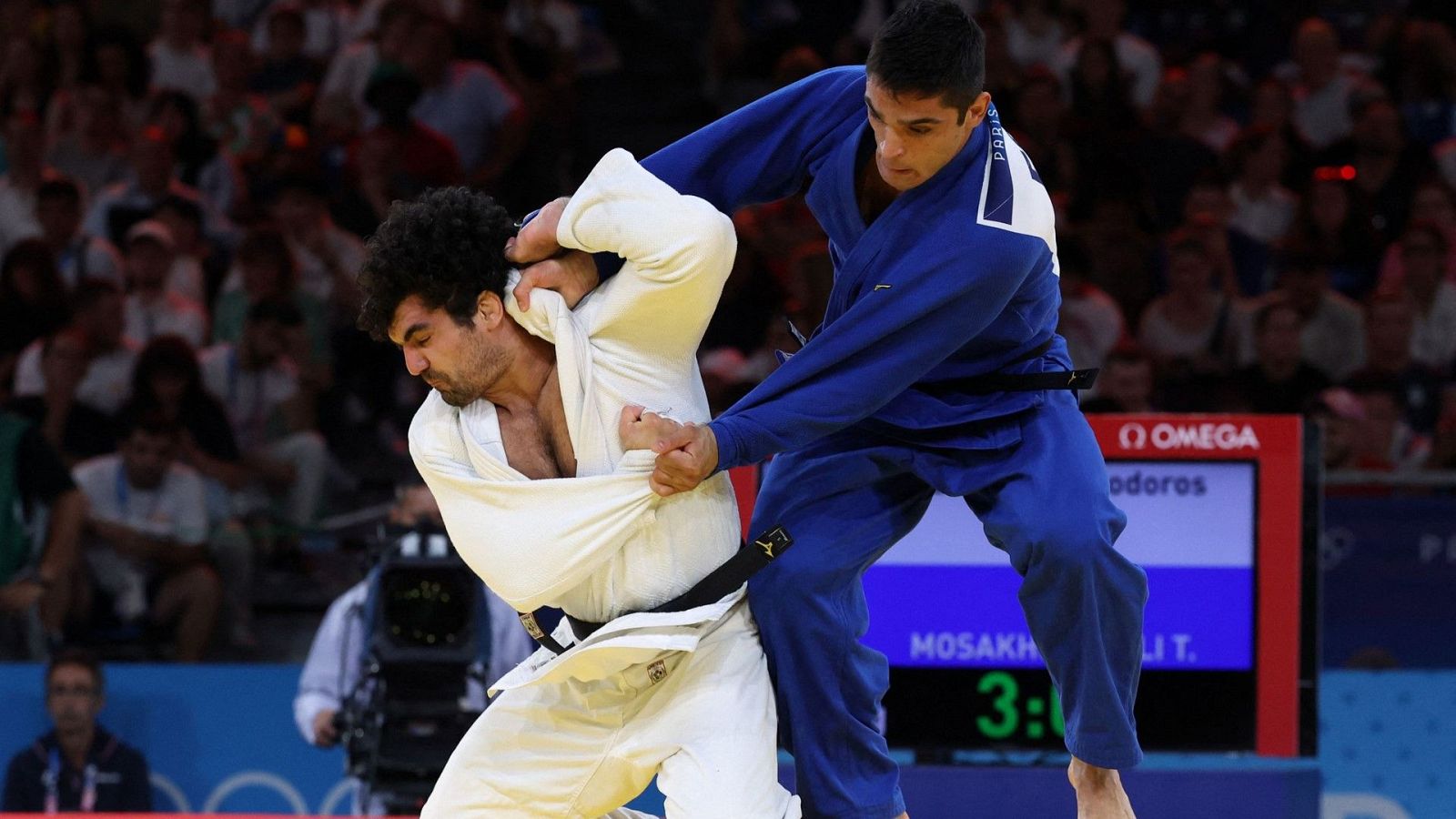 París 2024 - Judo: Bronce. -90kg (M): T. Mosakhlishvili (ESP) vs. T. Tselidis (GRE) - Ver ahora