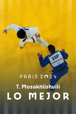 Judo JJOO París 2024 - 'Tato' Mosakhlishvili pierde el bronce de judo en categoría -90kg frente al griego Tselidis