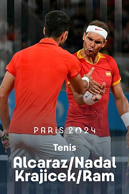 Tenis JJOO París 2024 - Dobles (M): Alcaraz / Nadal (ESP) vs. Kracjicek / Ram (USA)