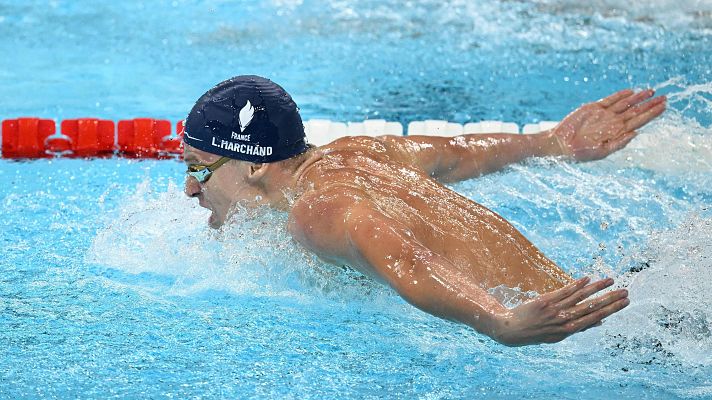 Natación JJOO París 2024 - Natación mariposa 200m (M): Léon Marchand establece un nuevo récord olímpico