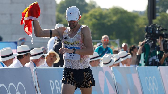 Atletismo JJOO París 2024 - Álvaro Martín: "No soy un superhéroe, pero tengo una medalla olímpica"