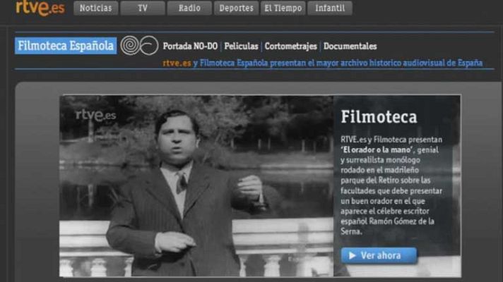 Telediario 1 - Filmoteca Nacional en rtve.es