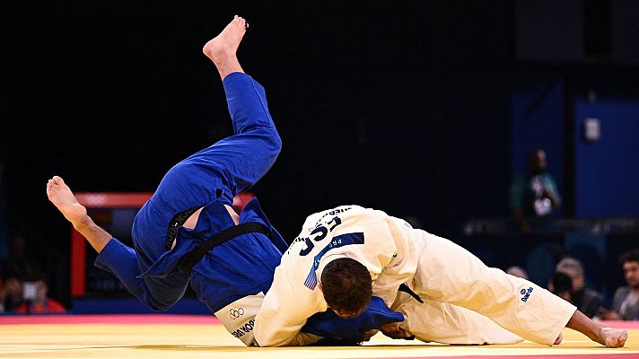 Judo JJOO París 2024 - Octavos -100 kg (M): N. Sherazadishvili vs. VEG Zsombor