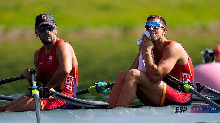 Remo JJOO París 2024 - Conde y García, tras su quinto puesto en doble scull: "Estamos dolidos, pero no es un fracaso"