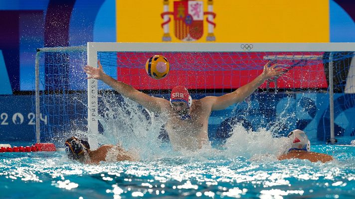 Waterpolo JJOO París 2024 - Serbia - España (M) | Waterpolo: Granados y Perrone llevan a España a su tercera victoria consecutiva