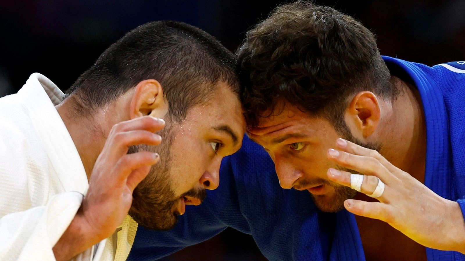 París 2024 - Judo: Repesca. -100 kg (M): N. Sherazadishvili vs. A. Wolf - Ver ahora