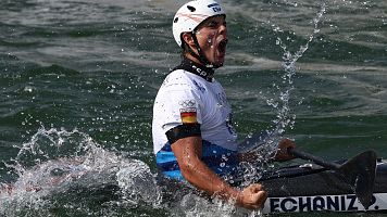 Pau Echaniz, medalla de bronce en kayak individual