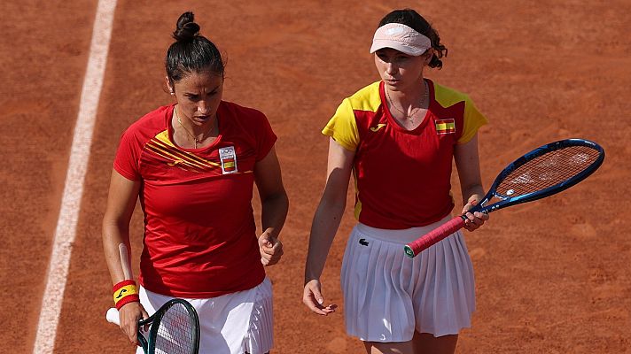 Tenis JJOO París 2024 - Cuartos. Dobles (F): Bucsa/Soribes (ESP) vs. Kichenok/Kichenok (UKR)