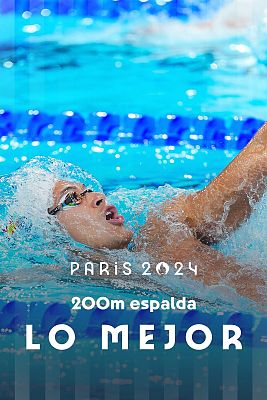 Natación JJOO París 2024 - Final 200m espalda: Hugo González de Oliveira roza la medalla y acaba sexto
